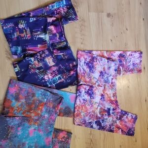 ONZIE CROPPED LEGGINGS 3 PAIRS XS, S